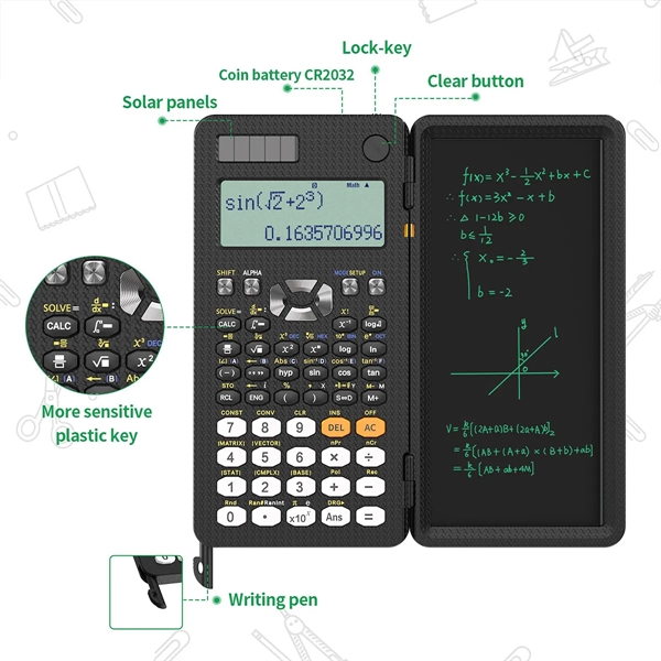 Scientific Calculator With Notepad - Scientific Calculator With Notepad - Image 8 of 8