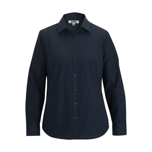 Ladies Essential Broadcloth Shirt Long Sleeve - Ladies Essential Broadcloth Shirt Long Sleeve - Image 4 of 4