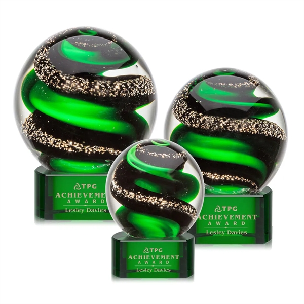 Zodiac Award on Paragon Base - Green