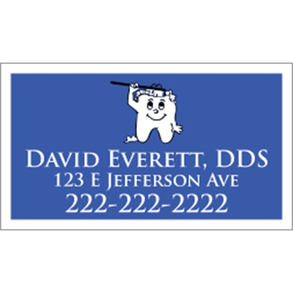 Spot Color Business Card Magnets - 5 Day