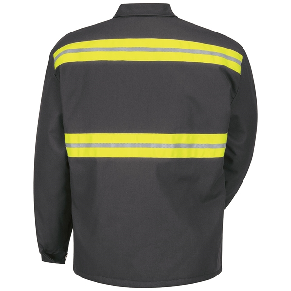 Red Kap Men's Enhanced Visibility Perma-Lined Jacket - Red Kap Men's Enhanced Visibility Perma-Lined Jacket - Image 1 of 1