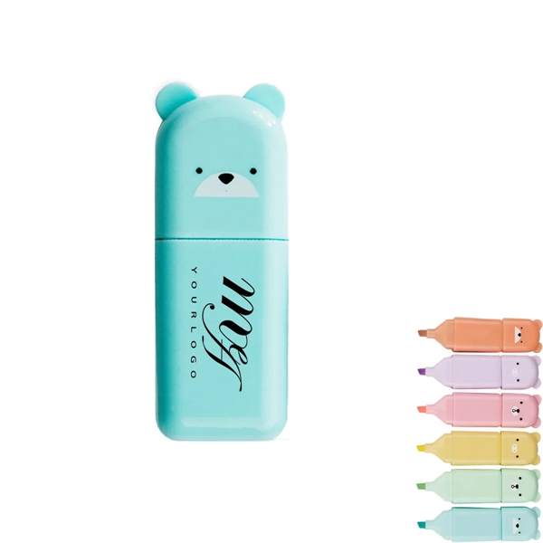 Highlight  Mini Marker Pens Animal Shape Cute Chisel Tip - Highlight  Mini Marker Pens Animal Shape Cute Chisel Tip - Image 0 of 1