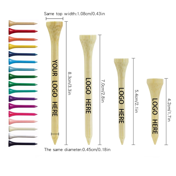 1.4" - 3.3" Tall  Golf Tees - 1.4" - 3.3" Tall  Golf Tees - Image 0 of 4