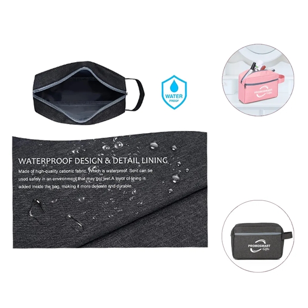 Water-Resistant Makeup Toiletry  Bag - Water-Resistant Makeup Toiletry  Bag - Image 1 of 2