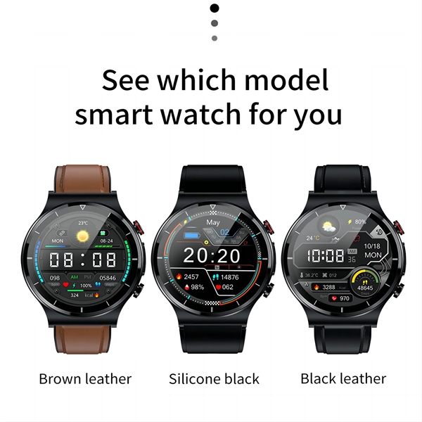 ECG Health and Fitness Smartwatch - ECG Health and Fitness Smartwatch - Image 1 of 4