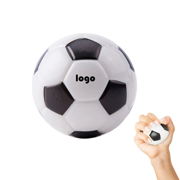 Mini Soccer Squeeze Foam Ball Stress Reliever - Mini Soccer Squeeze Foam Ball Stress Reliever - Image 0 of 3