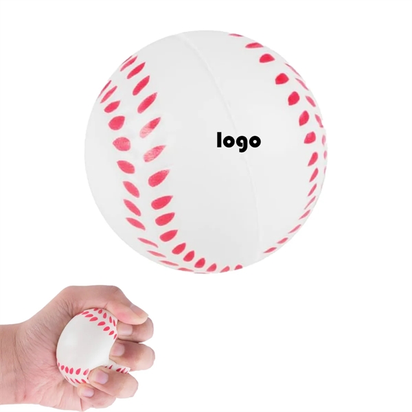 Mini Baseball Squeeze Foam Ball Stress Reliever - Mini Baseball Squeeze Foam Ball Stress Reliever - Image 0 of 3