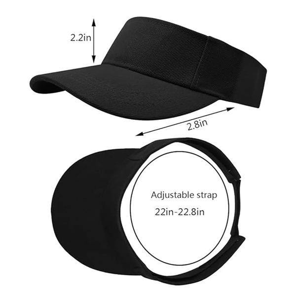 Adjustable Sports Sun Visor - Adjustable Sports Sun Visor - Image 2 of 4