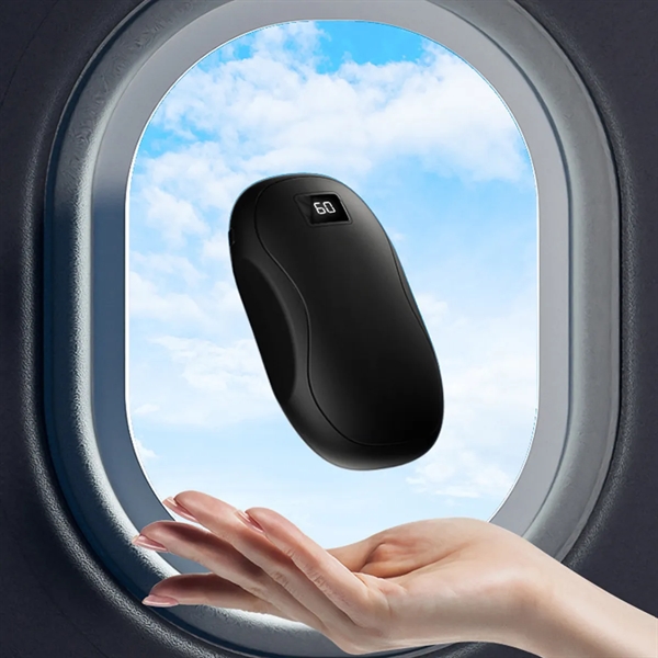 Quick Heat Rechargeable Hand Warmer With Power Bank - Quick Heat Rechargeable Hand Warmer With Power Bank - Image 1 of 8