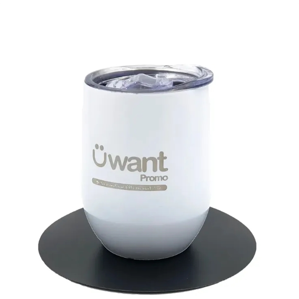 12oz Stemless Stainless Steel Vacuum Wine Tumbler with Lid - 12oz Stemless Stainless Steel Vacuum Wine Tumbler with Lid - Image 1 of 2