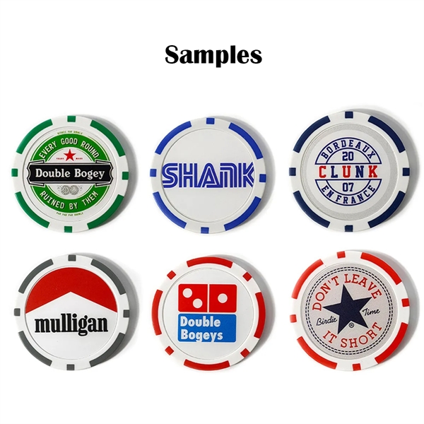 Poker Chip Golf Ball Marker - Poker Chip Golf Ball Marker - Image 2 of 2