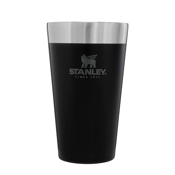 16oz The Stacking Beer Pint Matte Black - 16oz The Stacking Beer Pint Matte Black - Image 1 of 6