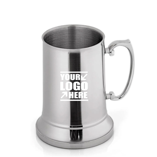 15Oz Stainless Steel Beer Mug - 15Oz Stainless Steel Beer Mug - Image 0 of 4