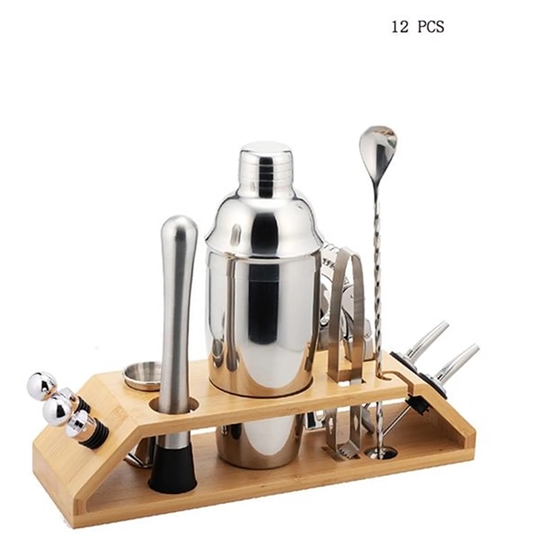 25 Oz Stainless Steel Cocktail Shaker Set 16 Pcs - 25 Oz Stainless Steel Cocktail Shaker Set 16 Pcs - Image 3 of 5