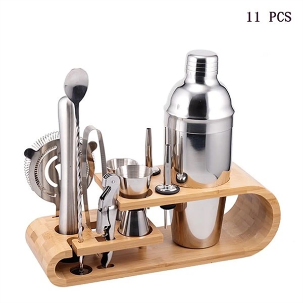 25 Oz Stainless Steel Cocktail Shaker Set 16 Pcs - 25 Oz Stainless Steel Cocktail Shaker Set 16 Pcs - Image 4 of 5