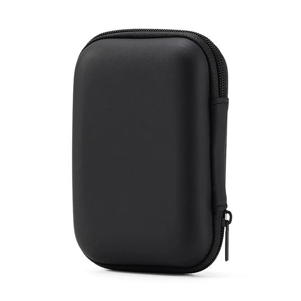 Square EVA Headphone Organizer Case with Zipper - Square EVA Headphone Organizer Case with Zipper - Image 3 of 3