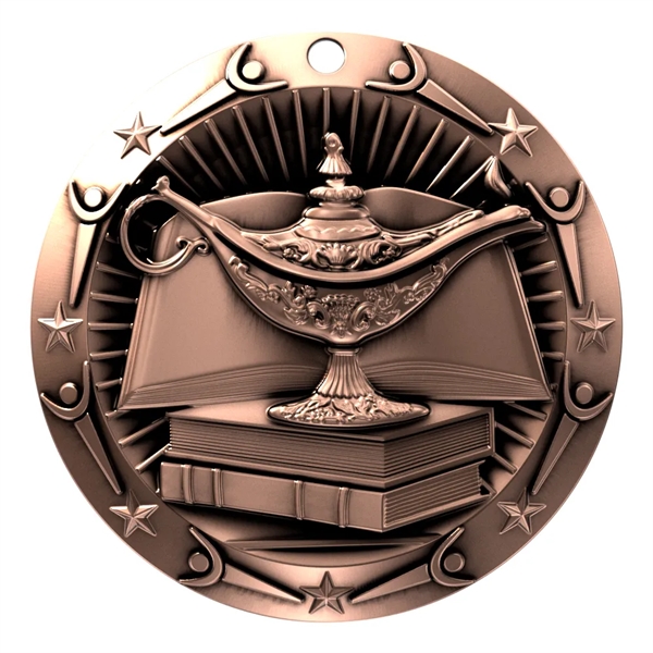 3'' World Class Book & Lamp Medal - 3'' World Class Book & Lamp Medal - Image 7 of 7