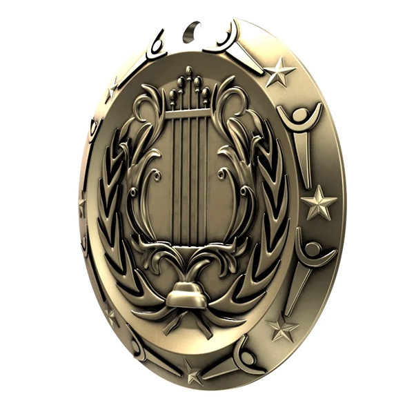 3'' MUSIC MEDAL - 3'' MUSIC MEDAL - Image 3 of 7