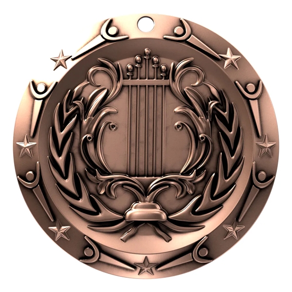 3'' MUSIC MEDAL - 3'' MUSIC MEDAL - Image 7 of 7