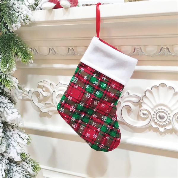 Christmas Gift Socks Decoration Ornament Candy Stuffer Bag - Christmas Gift Socks Decoration Ornament Candy Stuffer Bag - Image 2 of 3