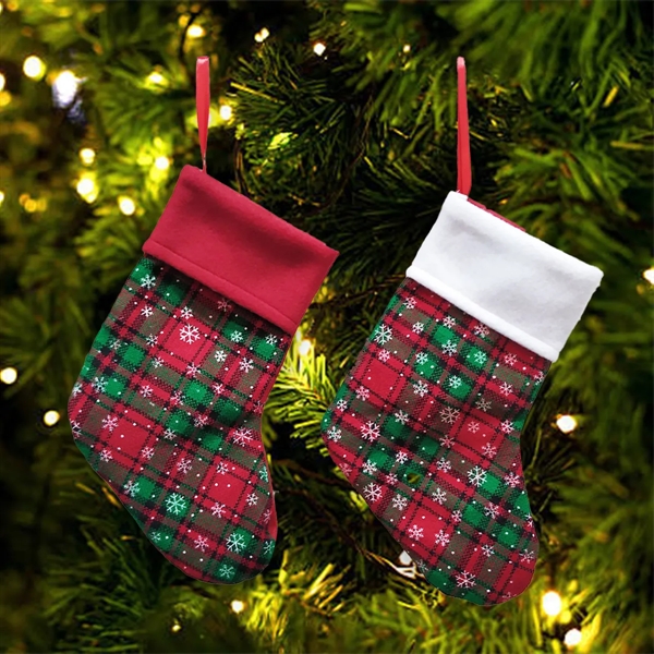 Christmas Gift Socks Decoration Ornament Candy Stuffer Bag - Christmas Gift Socks Decoration Ornament Candy Stuffer Bag - Image 3 of 3