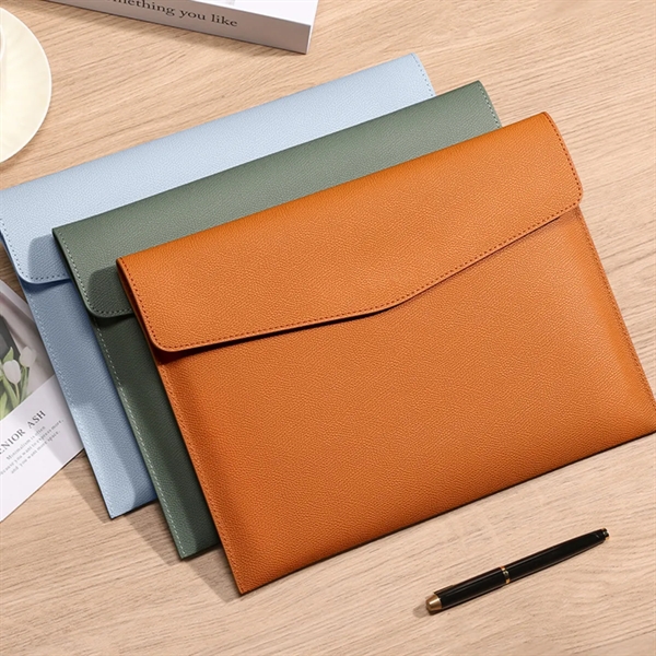 PU Leather A4 File Document Holder Waterproof Envelope Case - PU Leather A4 File Document Holder Waterproof Envelope Case - Image 7 of 8