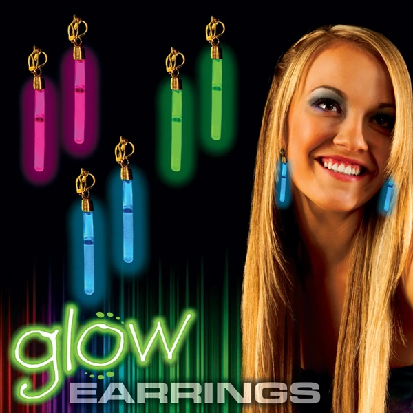Glow Clip On Earrings - Glow Clip On Earrings - Image 0 of 2