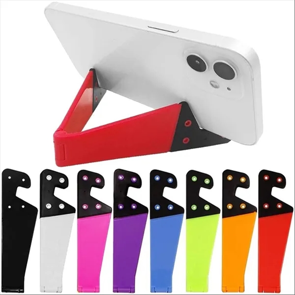 V-Shaped Foldable Smart Phone Tablet Stand Holder - V-Shaped Foldable Smart Phone Tablet Stand Holder - Image 0 of 3