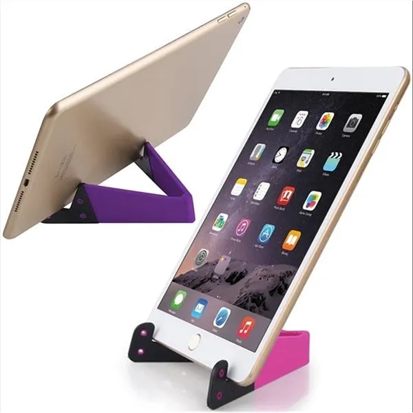 V-Shaped Foldable Smart Phone Tablet Stand Holder - V-Shaped Foldable Smart Phone Tablet Stand Holder - Image 2 of 3