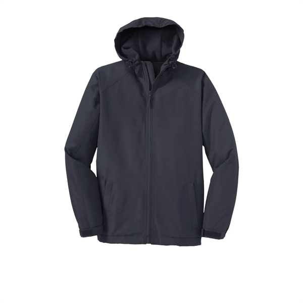 Port Authority® Men's Hooded Charger Jacket - Port Authority® Men's Hooded Charger Jacket - Image 2 of 5