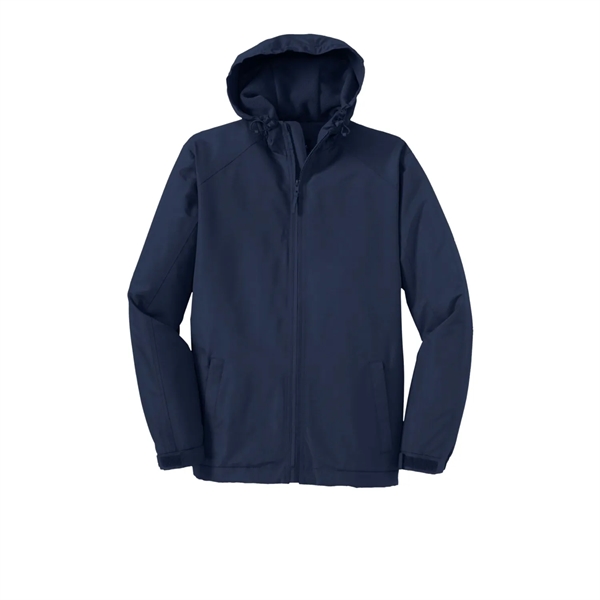 Port Authority® Men's Hooded Charger Jacket - Port Authority® Men's Hooded Charger Jacket - Image 4 of 5