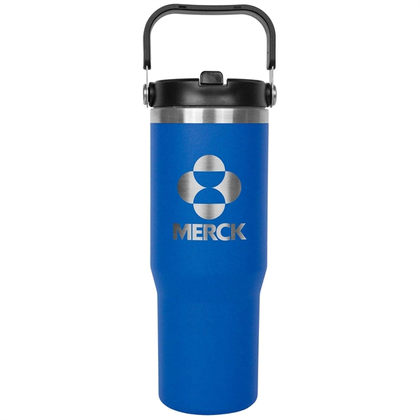 30oz. Stainless Steel Insulated Mug with Handle and Built-In - 30oz. Stainless Steel Insulated Mug with Handle and Built-In - Image 9 of 16