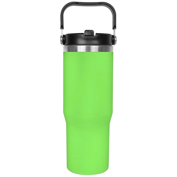 30oz. Stainless Steel Insulated Mug with Handle and Built-In - 30oz. Stainless Steel Insulated Mug with Handle and Built-In - Image 11 of 16