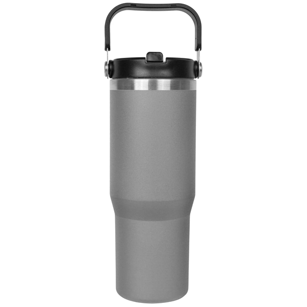 30oz. Stainless Steel Insulated Mug with Handle and Built-In - 30oz. Stainless Steel Insulated Mug with Handle and Built-In - Image 12 of 16