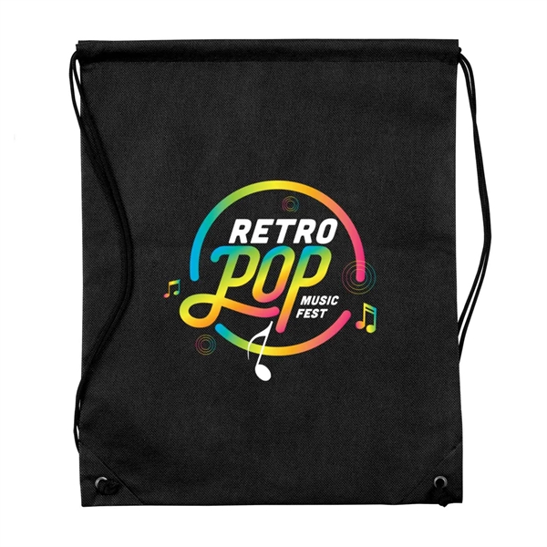 Full Color Drawstring Cinch up Backpack - Full Color Drawstring Cinch up Backpack - Image 2 of 12