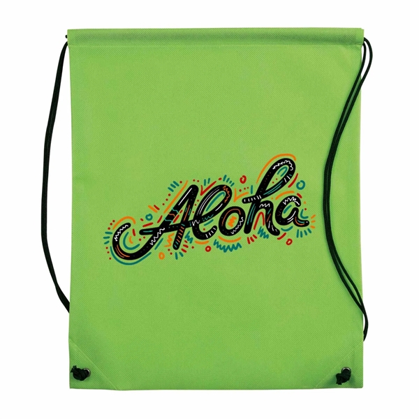 Full Color Drawstring Cinch up Backpack - Full Color Drawstring Cinch up Backpack - Image 4 of 12