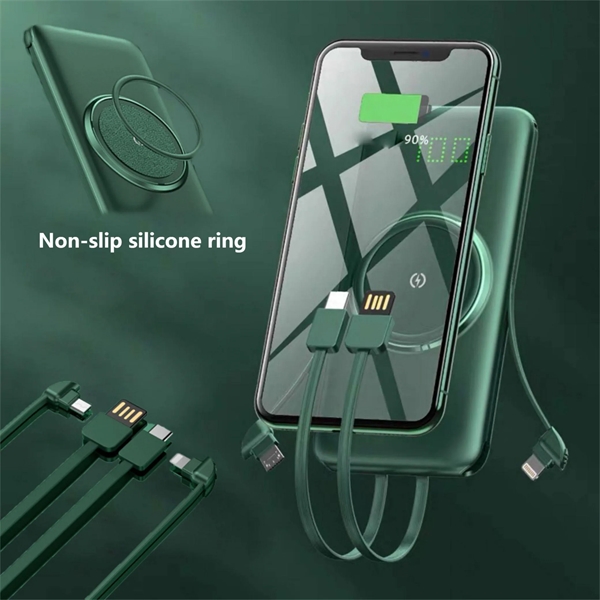 10000Mah Wireless Portable Charger Bank - 10000Mah Wireless Portable Charger Bank - Image 1 of 4