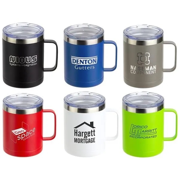 14 oz. Double Wall Vacuum Mug With Lid - 14 oz. Double Wall Vacuum Mug With Lid - Image 1 of 1