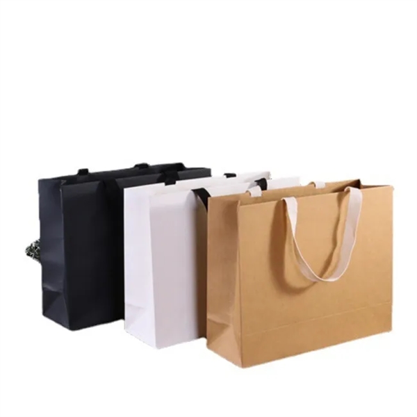 Kraft Paper Grocery Tote Bag - Kraft Paper Grocery Tote Bag - Image 1 of 3