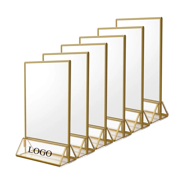 Clear Acrylic Sign Holder - Clear Acrylic Sign Holder - Image 0 of 4