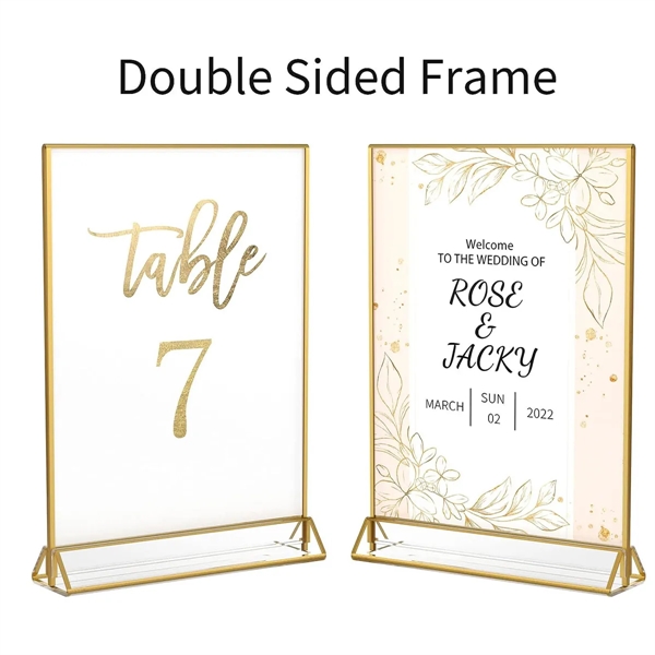 Clear Acrylic Sign Holder - Clear Acrylic Sign Holder - Image 2 of 4