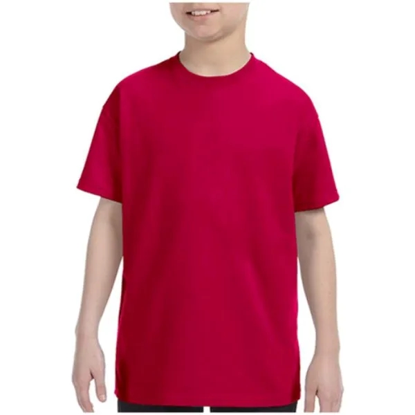 Gildan 5.3 Oz 100% Preshrunk Heavy Cotton Youth T-Shirt - Gildan 5.3 Oz 100% Preshrunk Heavy Cotton Youth T-Shirt - Image 2 of 42