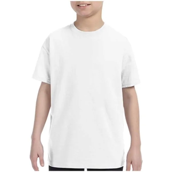 Gildan 5.3 Oz 100% Preshrunk Heavy Cotton Youth T-Shirt - Gildan 5.3 Oz 100% Preshrunk Heavy Cotton Youth T-Shirt - Image 4 of 42