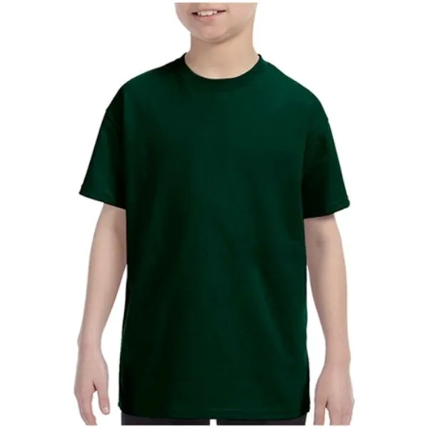 Gildan 5.3 Oz 100% Preshrunk Heavy Cotton Youth T-Shirt - Gildan 5.3 Oz 100% Preshrunk Heavy Cotton Youth T-Shirt - Image 6 of 42