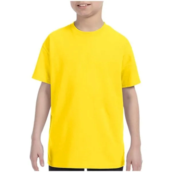 Gildan 5.3 Oz 100% Preshrunk Heavy Cotton Youth T-Shirt - Gildan 5.3 Oz 100% Preshrunk Heavy Cotton Youth T-Shirt - Image 8 of 42