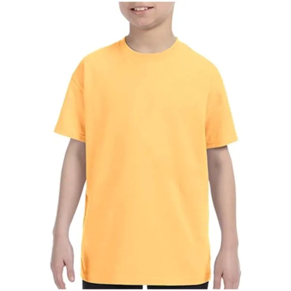 Gildan 5.3 Oz 100% Preshrunk Heavy Cotton Youth T-Shirt - Gildan 5.3 Oz 100% Preshrunk Heavy Cotton Youth T-Shirt - Image 15 of 42