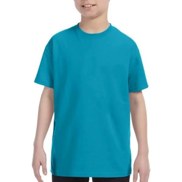 Gildan 5.3 Oz 100% Preshrunk Heavy Cotton Youth T-Shirt - Gildan 5.3 Oz 100% Preshrunk Heavy Cotton Youth T-Shirt - Image 16 of 42