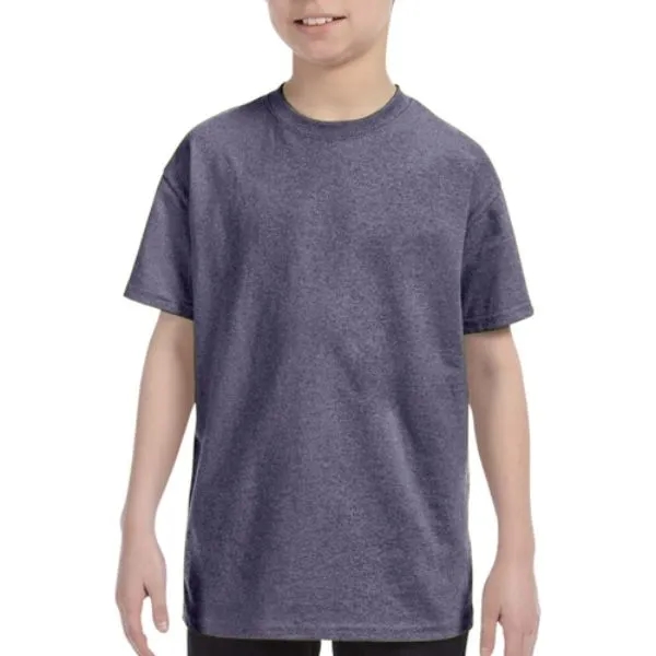 Gildan 5.3 Oz 100% Preshrunk Heavy Cotton Youth T-Shirt - Gildan 5.3 Oz 100% Preshrunk Heavy Cotton Youth T-Shirt - Image 17 of 42
