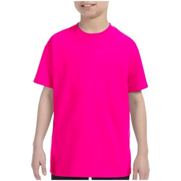 Gildan 5.3 Oz 100% Preshrunk Heavy Cotton Youth T-Shirt - Gildan 5.3 Oz 100% Preshrunk Heavy Cotton Youth T-Shirt - Image 24 of 42