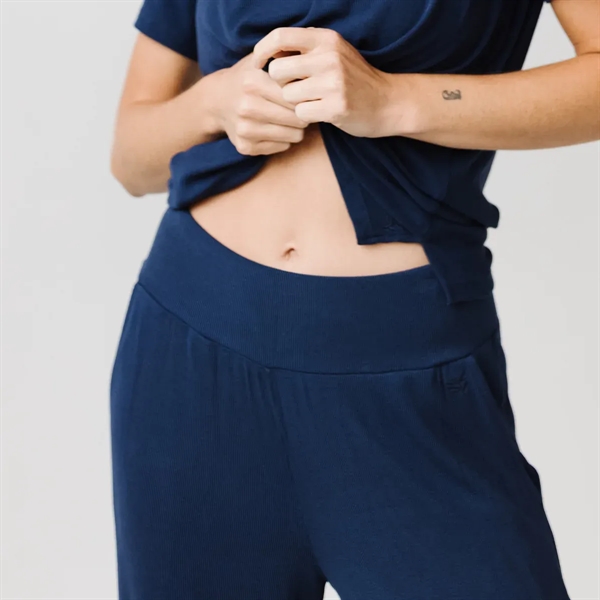 Women's Rib-Knit Lounge Pants - Women's Rib-Knit Lounge Pants - Image 3 of 3